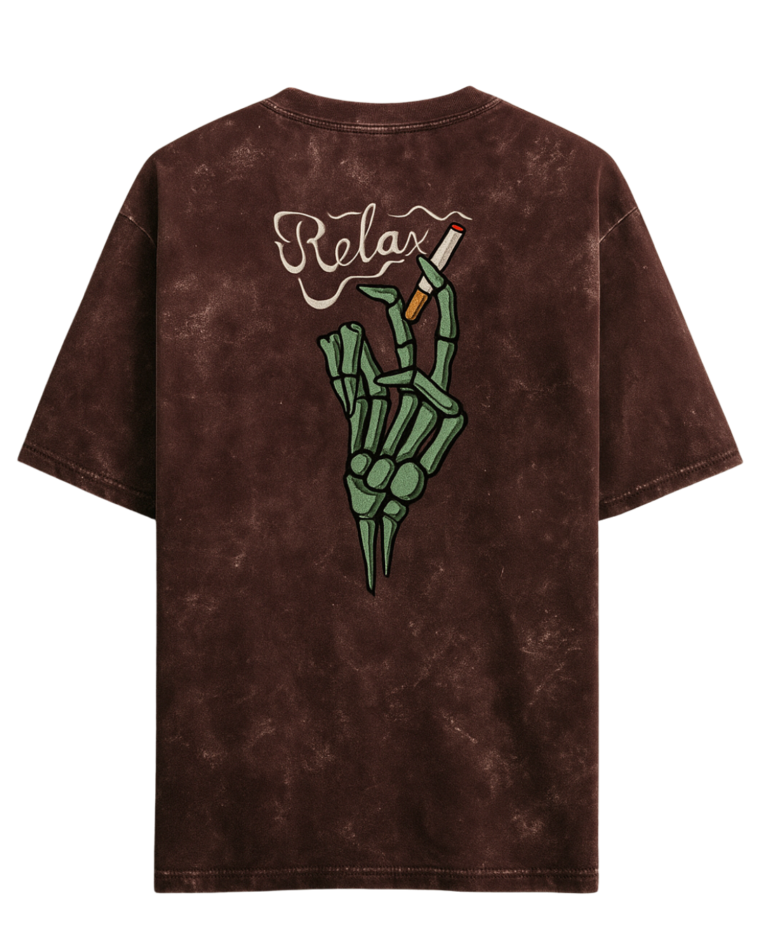 Relax… 'Til Death. | Acid wash Oversized Tee