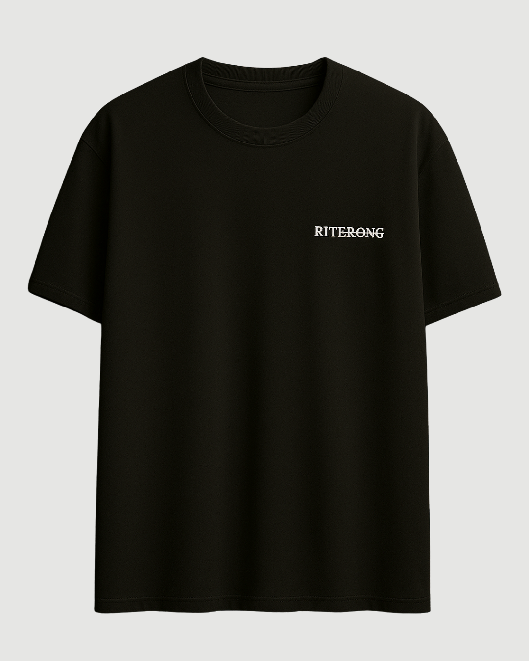 RITERONG Black Edition Oversized Tee
