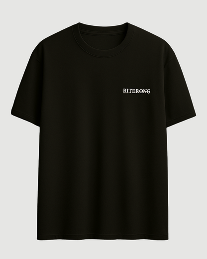 RITERONG Black Edition Oversized Tee